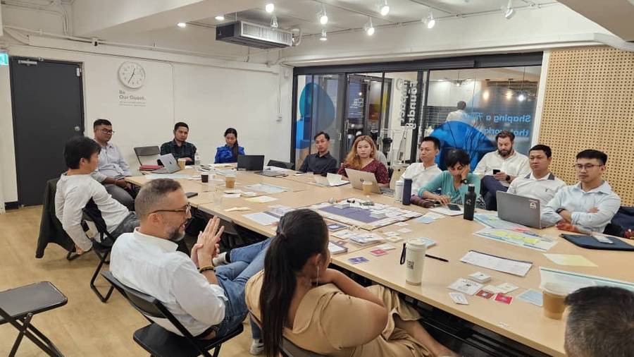 Founders at the Scale Up! workshop at Impact Hub Taipei